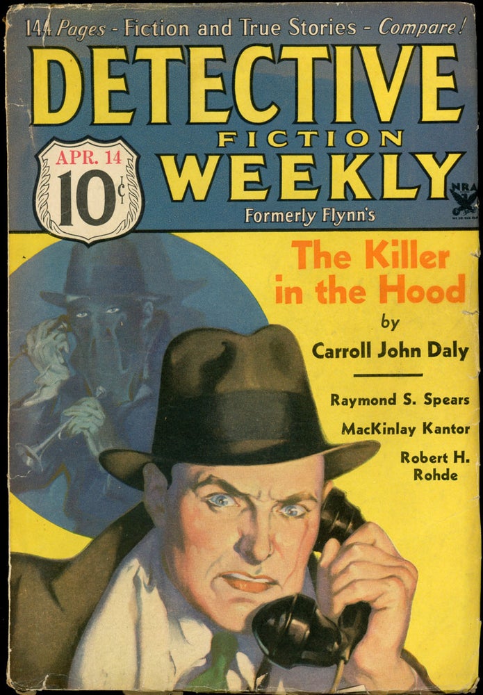 Item #22063 DETECTIVE FICTION WEEKLY. 1934 DETECTIVE FICTION WEEKLY. April 14, No. 1 Volume 84.