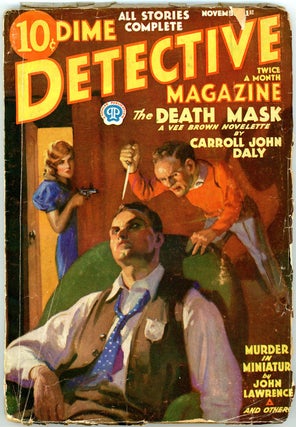 Item #22097 DIME DETECTIVE MAGAZINE. 1933 DIME DETECTIVE MAGAZINE. November 1, No. 4 Volume 8