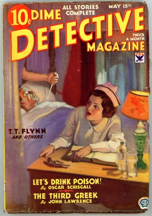 Item #22105 DIME DETECTIVE MAGAZINE. 1934 DIME DETECTIVE MAGAZINE. May 15, No. 1 Volume 12