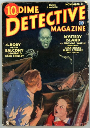 Item #22111 DIME DETECTIVE MAGAZINE. 1934 DIME DETECTIVE MAGAZINE. November 1, No. 4 Volume 14