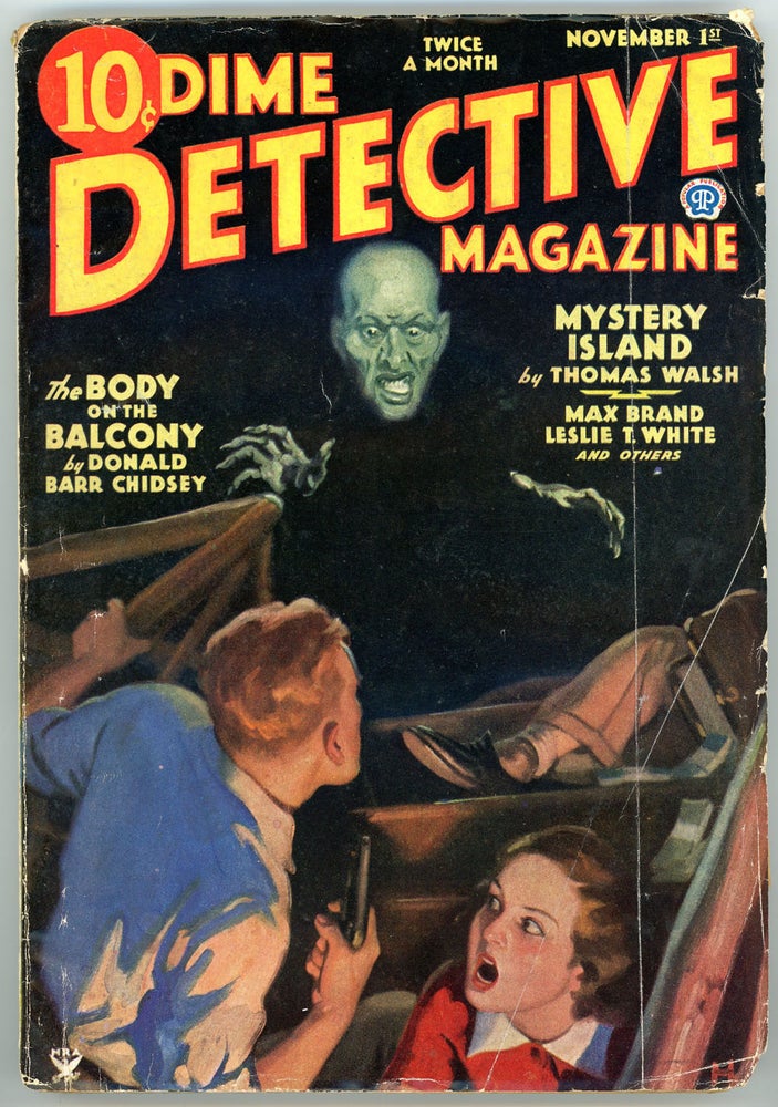 Item #22111 DIME DETECTIVE MAGAZINE. 1934 DIME DETECTIVE MAGAZINE. November 1, No. 4 Volume 14.