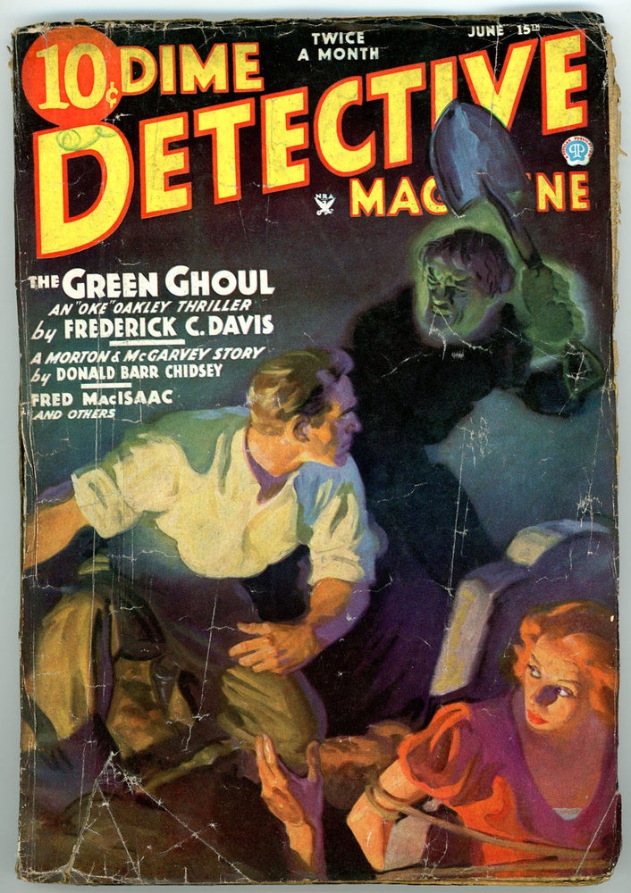 Item #22119 DIME DETECTIVE MAGAZINE. 1935 DIME DETECTIVE MAGAZINE. June 15, No. 3 Volume 18.