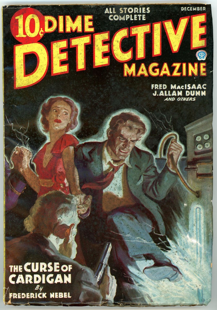 Item #22124 DIME DETECTIVE MAGAZINE. CORNELL WOOLRICH, 1935 DIME DETECTIVE MAGAZINE. December, No. 1 Volume 20.
