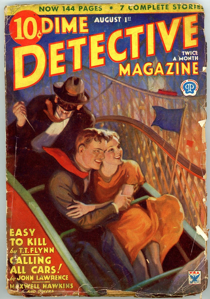 Item #22126 DIME DETECTIVE MAGAZINE. 1934 DIME DETECTIVE MAGAZINE. August 1, No. 2 Volume 13.