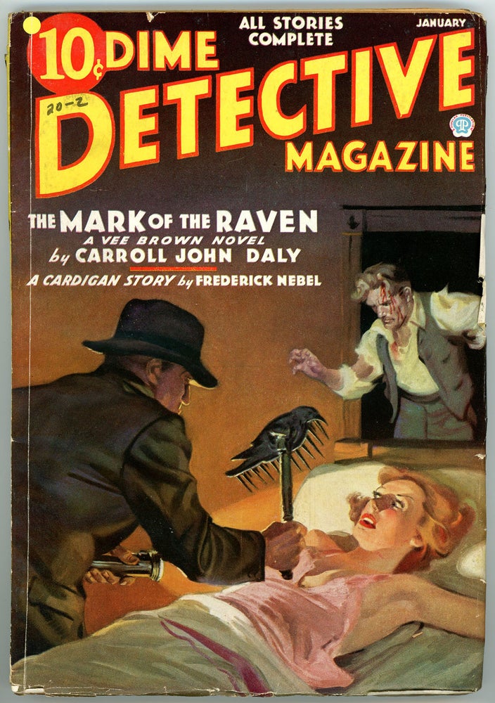 Item #22127 DIME DETECTIVE MAGAZINE. 1936 DIME DETECTIVE MAGAZINE. January 1, No. 2 Volume 20.