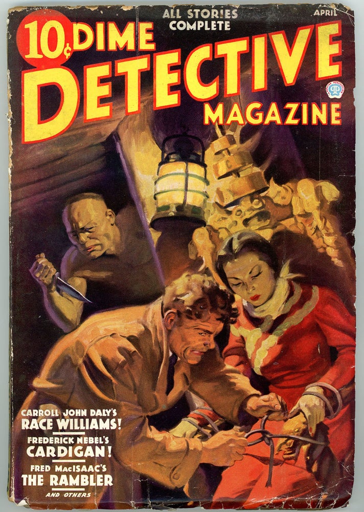 Item #22130 DIME DETECTIVE MAGAZINE. CORNELL WOOLRICH, DIME DETECTIVE MAGAZINE. April 1936, No. 1 Volume 21.