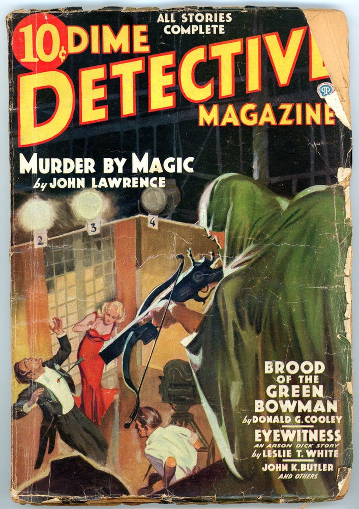 Item #22131 DIME DETECTIVE MAGAZINE. DIME DETECTIVE MAGAZINE. May 1936, No. 2 Volume 21.