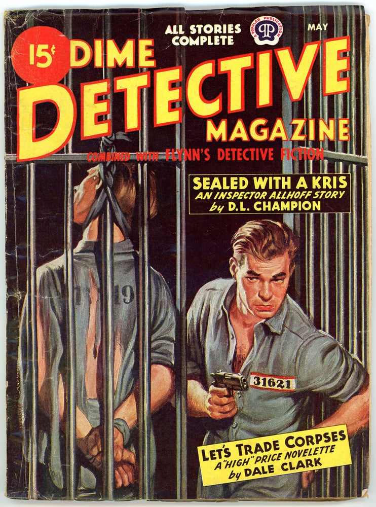 Item #22148 DIME DETECTIVE MAGAZINE. DIME DETECTIVE MAGAZINE. May 1948, No. 2 Volume 48.