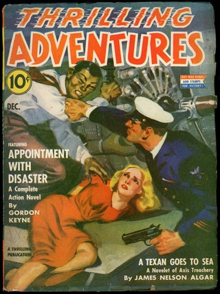 Item #22213 THRILLING ADVENTURES. DAVID GOODIS, THRILLING ADVENTURES. December 1942. . J. S....