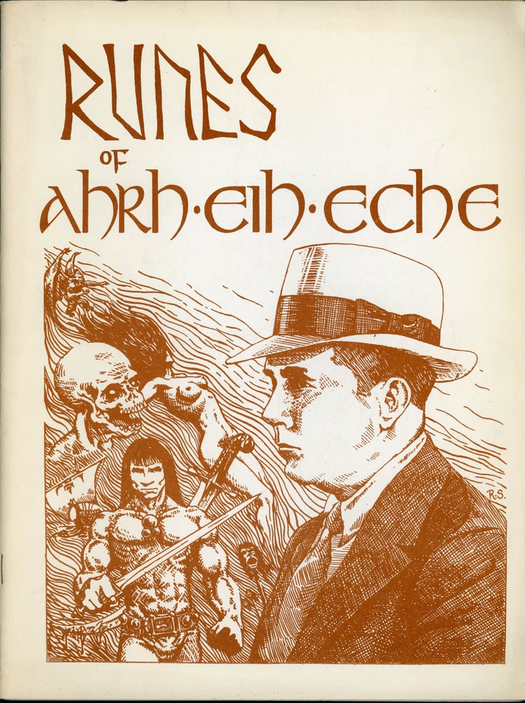 Item #23058 RUNES OF AHRH EIH ECHE [cover title]. Robert E. Howard.