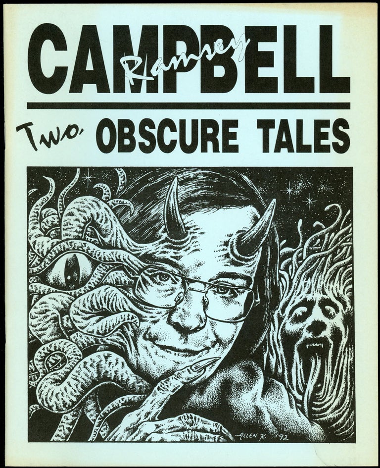 Item #23248 TWO OBSCURE TALES. Ramsey Campbell.