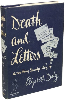 Item #23441 DEATH AND LETTERS. Elizabeth Daly