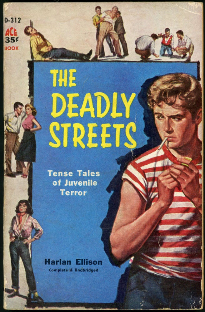Item #23602 THE DEADLY STREETS. Harlan Ellison.