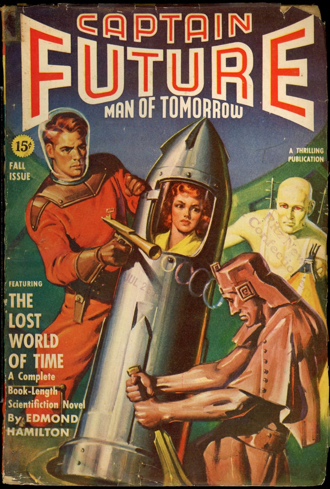Item #23741 CAPTAIN FUTURE. CAPTAIN FUTURE. Fall 1941, No. 2 Volume 3, Edmond Hamilton.