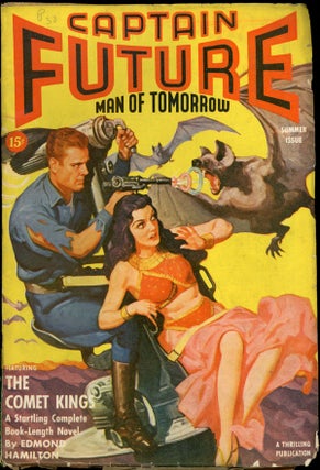 Item #23744 CAPTAIN FUTURE. CAPTAIN FUTURE. Summer 1942, No. 2 Volume 4, Edmond Hamilton