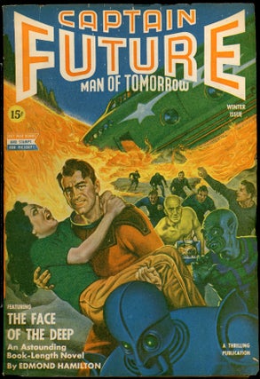 Item #23746 CAPTAIN FUTURE. CAPTAIN FUTURE. Winter 1943, No. 1 Volume 5, Edmond Hamilton
