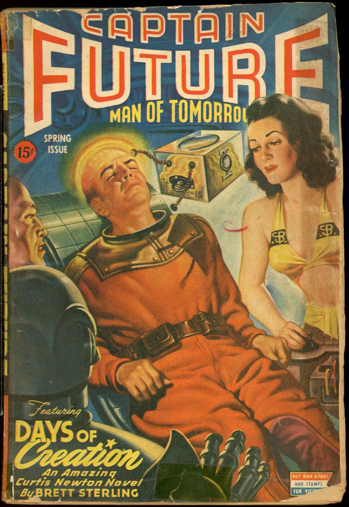Item #23750 CAPTAIN FUTURE. CAPTAIN FUTURE. Spring 1944, No. 2 Volume 6.