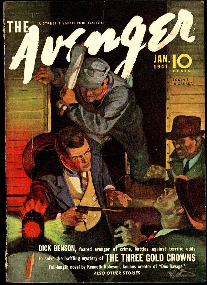 Item #23765 THE AVENGER. THE AVENGER. January 1941, No. 2 Volume 3.
