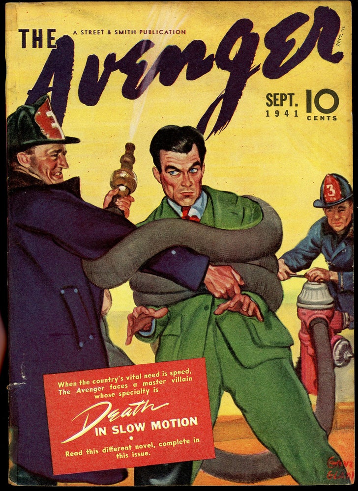 THE AVENGER. THE AVENGER. September 1941., Volume 3.