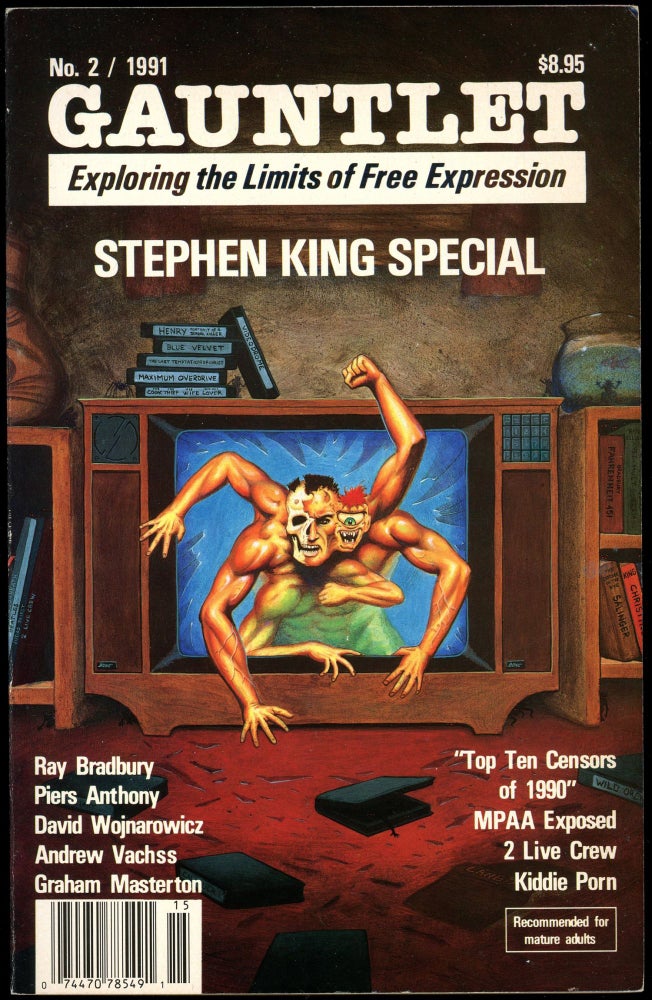 Item #238 GAUNTLET: EXPLORING THE LIMITS OF FREE EXPRESSION (Issue no. 2, 1991). Stephen King, Barry Hoffman.