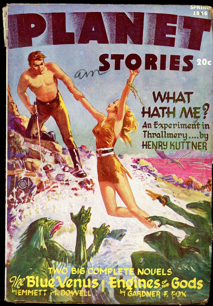 Item #23857 PLANET STORIES. RAY BRADBURY, Ed PLANET STORIES. Spring 1946. . Chester Whitehorn, No. 2 Volume 3.