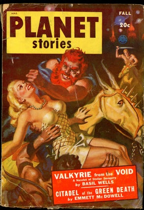 Item #23865 PLANET STORIES. RAY BRADBURY, Ed PLANET STORIES. Fall 1948. . Paul L. Payne, No. 12...