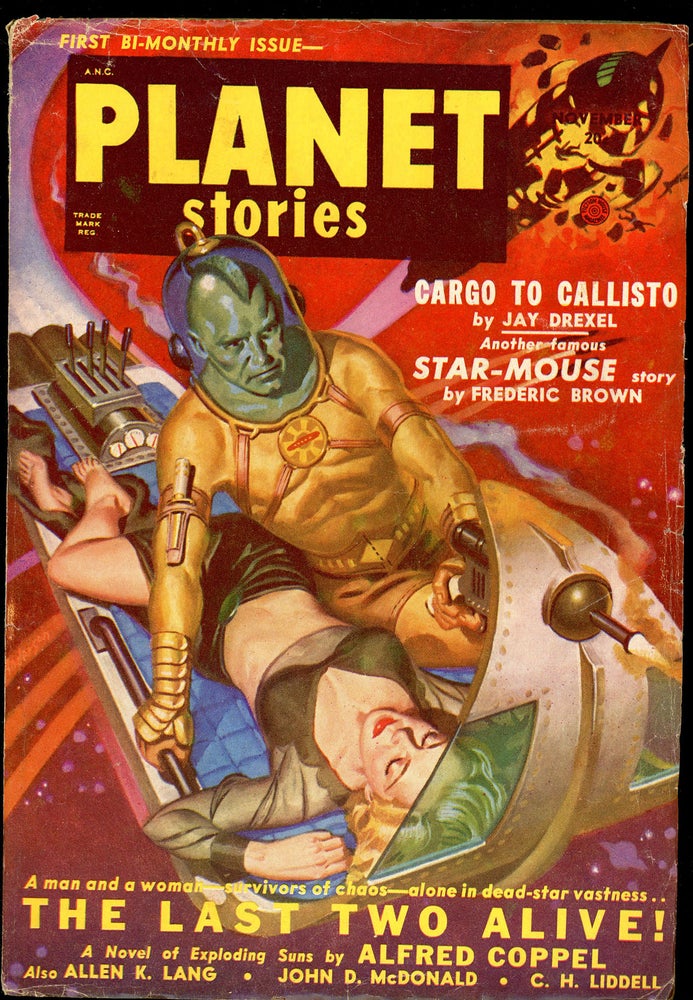 Item #23873 PLANET STORIES. Ed PLANET STORIES. November 1950. . Jerome Bixby, No. 9 Volume 4.