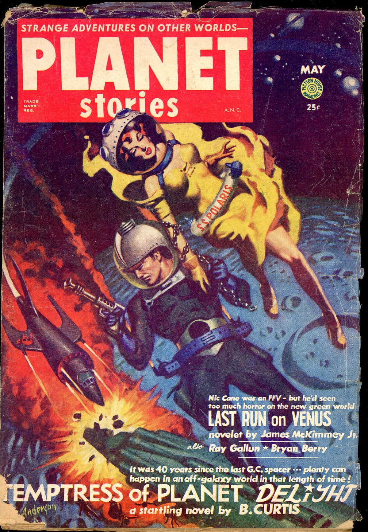PLANET STORIES | PHILIP K. DICK, ed PLANET STORIES. May 1953