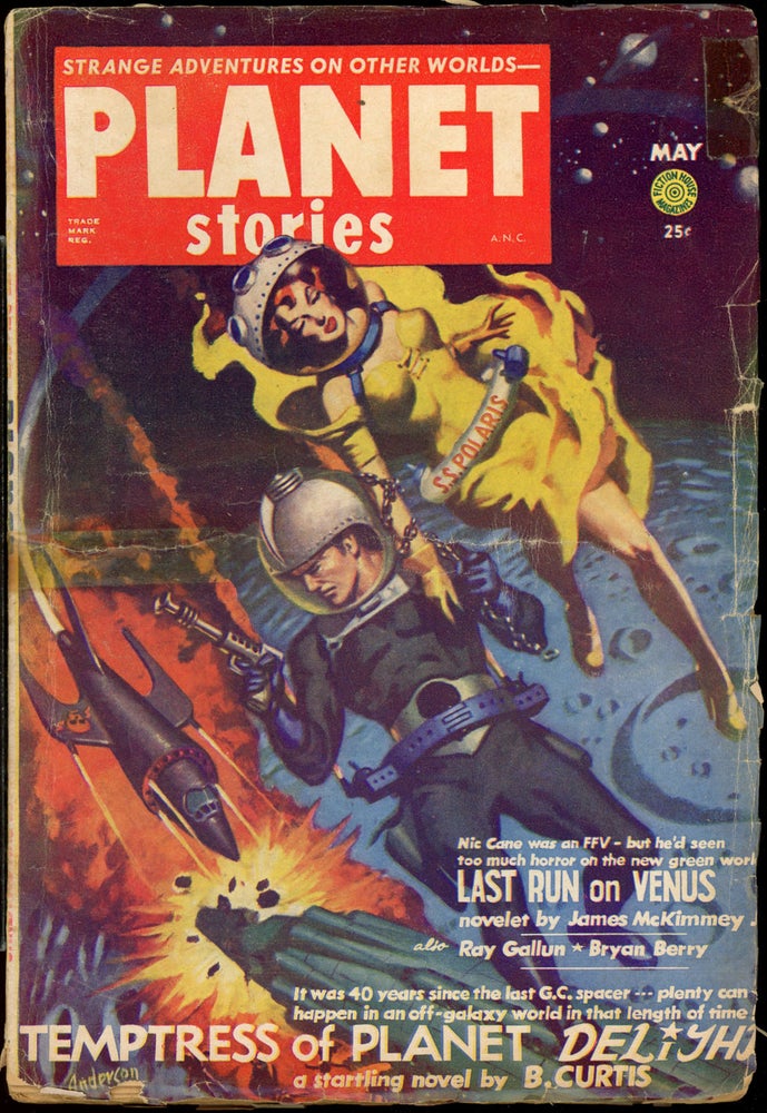 Item #23900 PLANET STORIES. PHILIP K. DICK, ed PLANET STORIES. May 1953. . Jack O'Sullivan, Number 12 Volume 5.