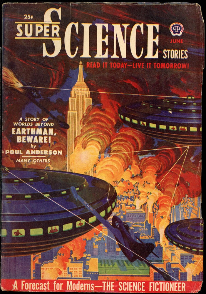 Item #23926 SUPER SCIENCE STORIES. CANADIAN ISSUE, ed SUPER SCIENCE STORIES. June 1951. . Ejler Jakobssen, Number 2 Volume 8.