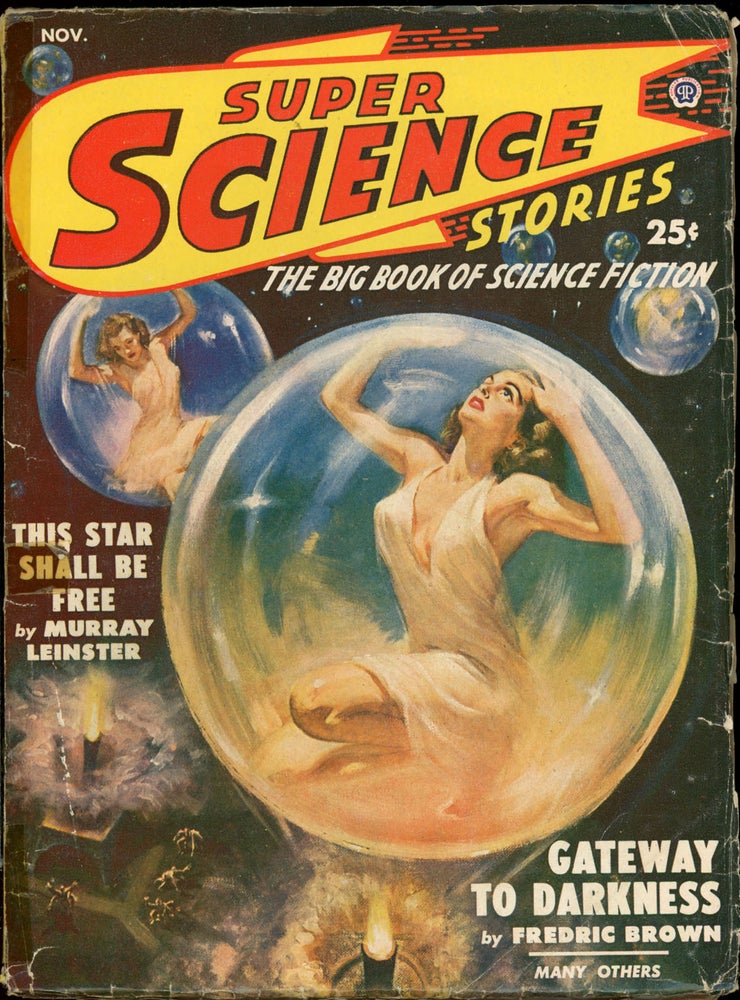 Item #23939 SUPER SCIENCE STORIES. RAY BRADBURY, ed SUPER SCIENCE STORIES. November 1949. . Ejler Jakobssen, Number 1 Volume 6.