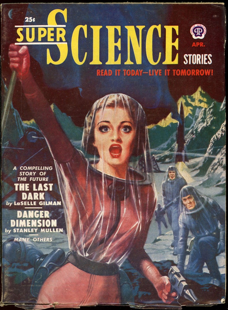 Item #23945 SUPER SCIENCE STORIES. ed SUPER SCIENCE STORIES. April 1951. . Ejler Jakobssen, Number 4 Volume 7.