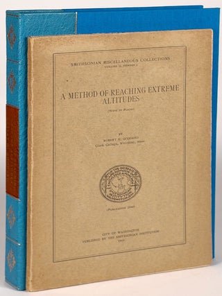 Item #24135 A METHOD OF REACHING EXTREME ALTITUDES. Robert H. Goddard