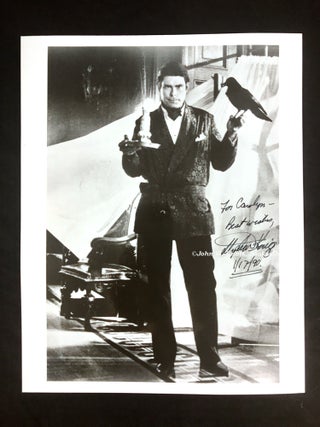 Item #24308 PUBLICITY PHOTOGRAPH, SIGNED BY KING. Stephen King