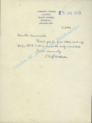 "Conflict of Wisdom." Typed Manuscript (TMs).