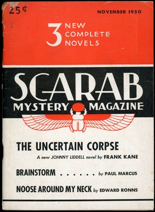 Item #24397 SCARAB MYSTERY MAGAZINE. SCARAB MYSTERY MAGAZINE. November 1950. . Edward D. Radin,...