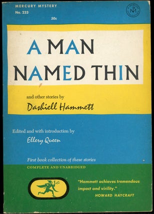 Item #24422 A MAN NAMED THIN AND OTHER STORIES. Dashiell Hammett