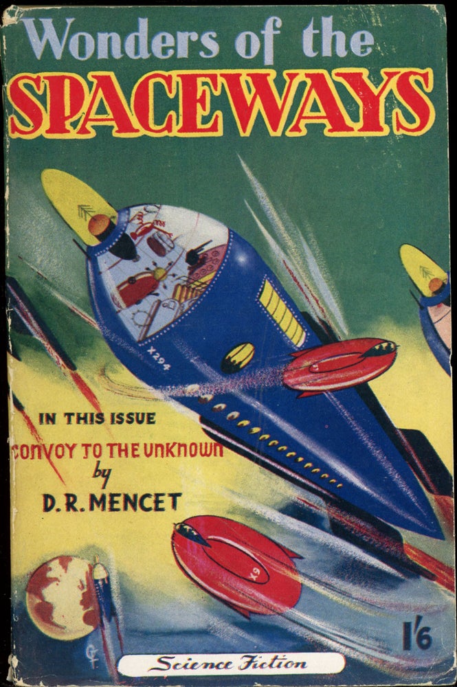 Item #24451 WONDERS OF THE SPACEWAYS. Michael Nahum, Sol Assael, 1951 February, No. 1.