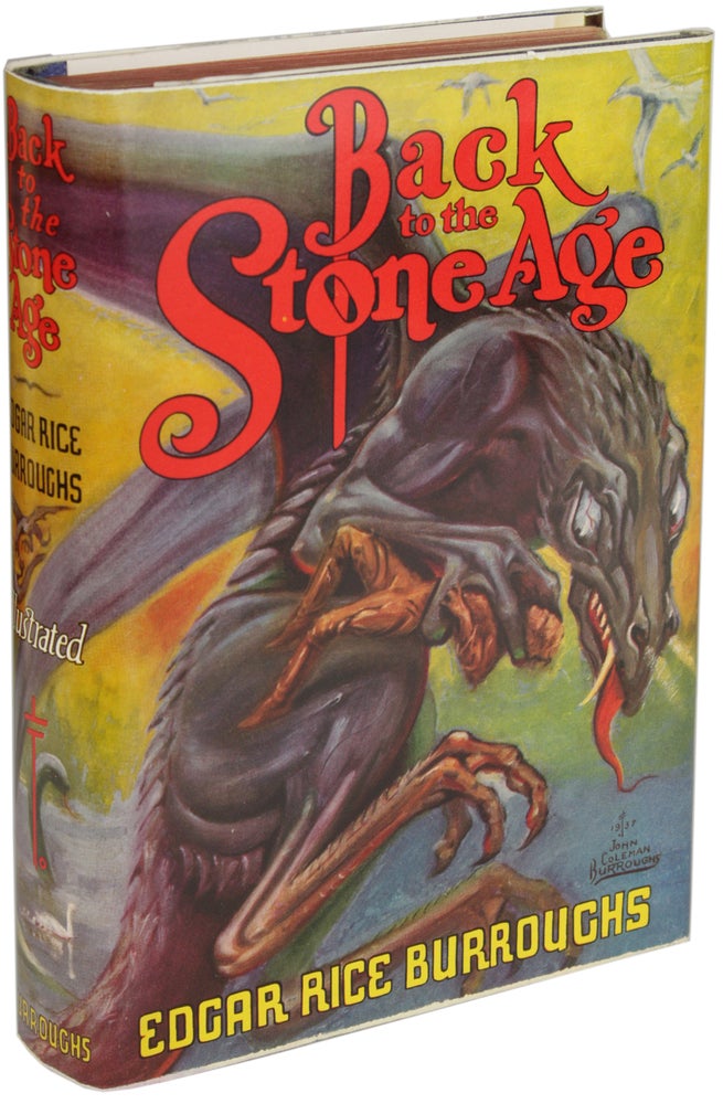 Item #24842 BACK TO THE STONE AGE. Edgar Rice Burroughs.