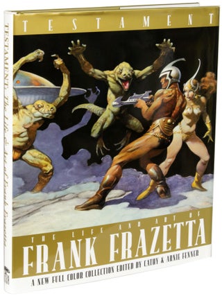 ICON: A RETROSPECTIVE... with LEGACY: SELECTED DRAWINGS AND OF FRANK FRAZETTA with TESTAMENT: A CELEBRATION OF THE LIFE AND ART OF FRANK FRAZETTA. 3 volumes.