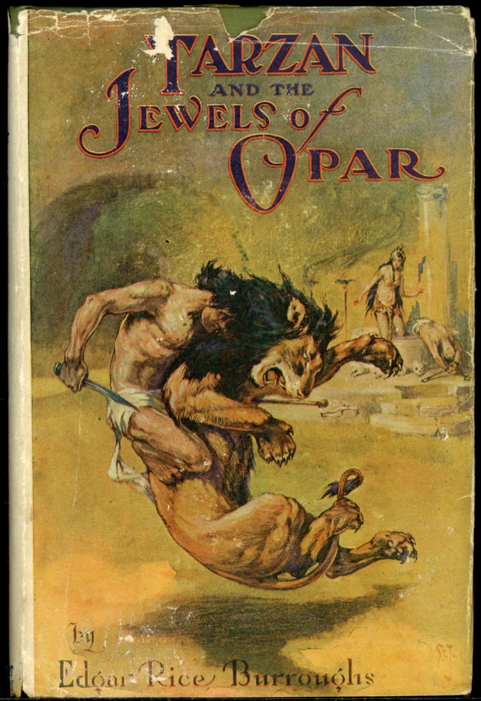Item #24926 TARZAN AND THE JEWELS OF OPAR. Edgar Rice Burroughs.