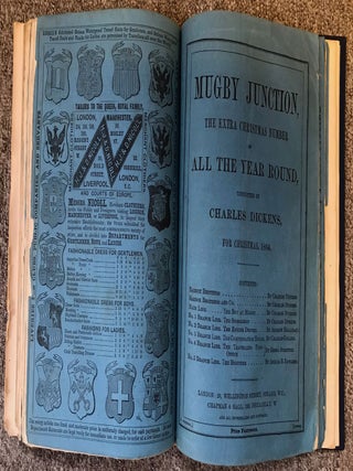 Item #25368 THE CHRISTMAS NUMBERS FROM ALL THE YEAR ROUND (1859; 1862-1867). Charles Dickens,...