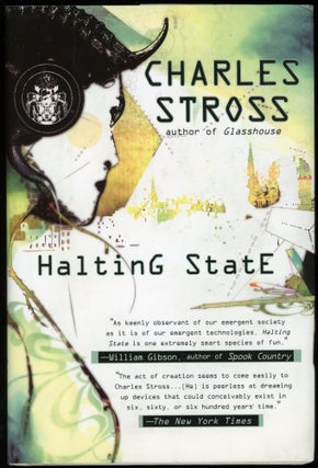 Item #25849 HALTING STATE. Charles Stross