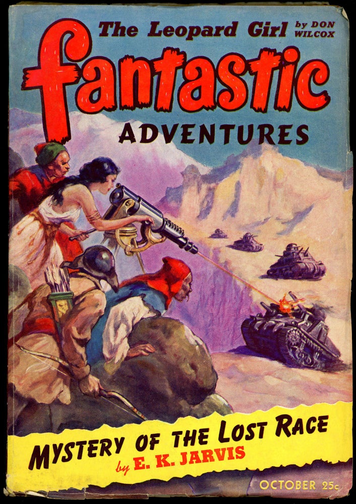 Item #26016 FANTASTIC ADVENTURES. 1942. . FANTASTIC ADVENTURES. October, B. G. Davis, No. 10 Volume 4.