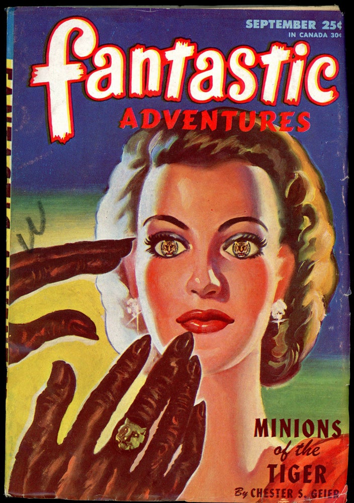Item #26018 FANTASTIC ADVENTURES. 1946. . FANTASTIC ADVENTURES. September, B. G. Davis, No. 4 Volume 8.