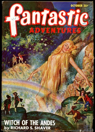 Item #26019 FANTASTIC ADVENTURES. 1947. . FANTASTIC ADVENTURES. October, Ray Palmer, No. 6 Volume 9