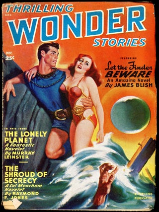 Item #26022 THRILLING WONDER STORIES. Ray Bradbury, 1949. . Samuel Merwin THRILLING WONDER...