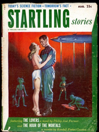 Item #26037 STARTLING STORIES. JACK VANCE. PHILIP JOSE FARMER, 1952. . Samuel Mines STARTLING...
