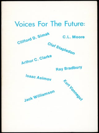 Item #26055 VOICES FOR THE FUTURE: ESSAYS ON MAJOR SCIENCE FICTION WRITERS... VOLUME I. Thomas D....