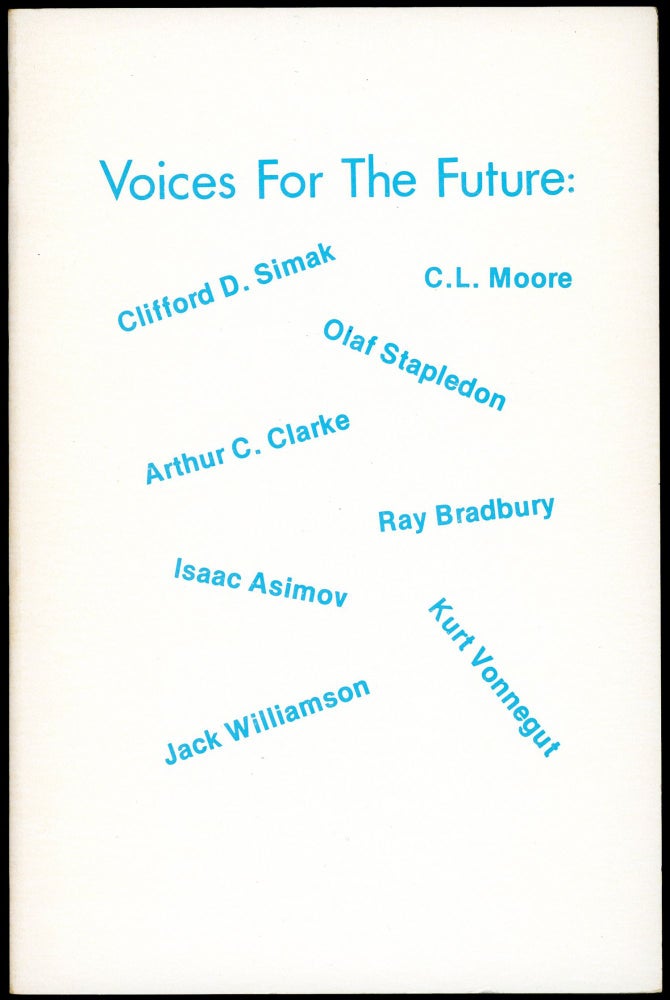 Item #26055 VOICES FOR THE FUTURE: ESSAYS ON MAJOR SCIENCE FICTION WRITERS... VOLUME I. Thomas D. Clareson.